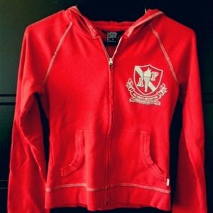 Zip Up Hoodie w/ Hood (Red)